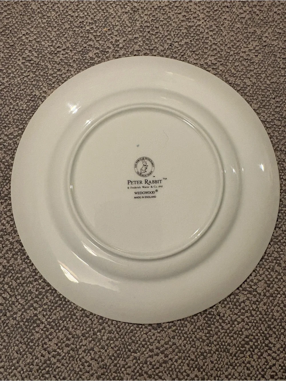 Wedgwood Beatrix Potter Peter Rabbit Plate